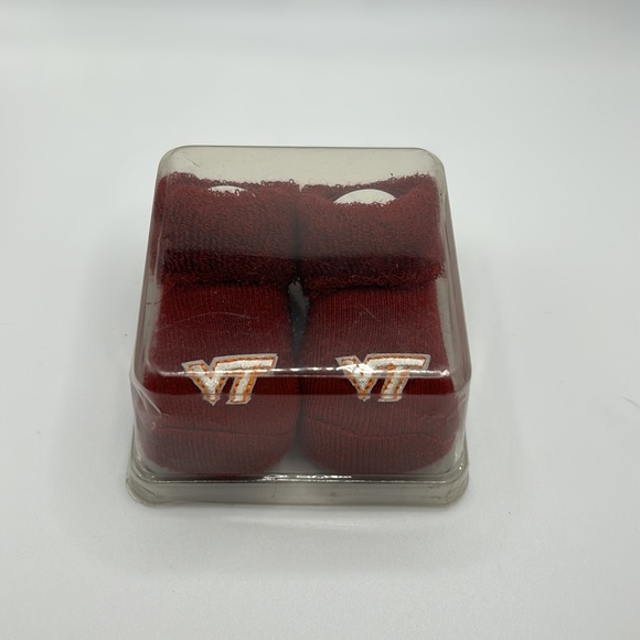 Virginia Tech Baby Booties - Picture 2 of 6